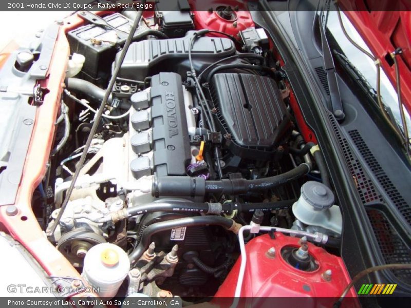  2001 Civic LX Coupe Engine - 1.7L SOHC 16V 4 Cylinder