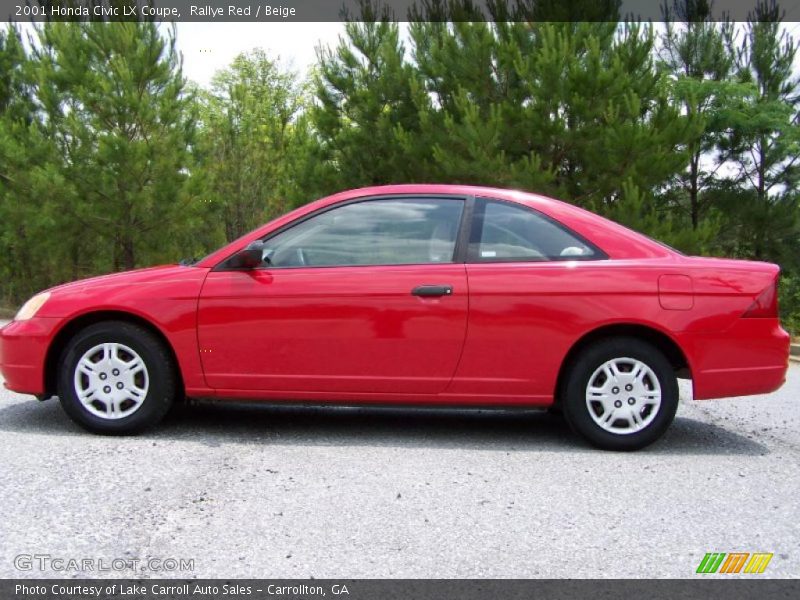  2001 Civic LX Coupe Rallye Red