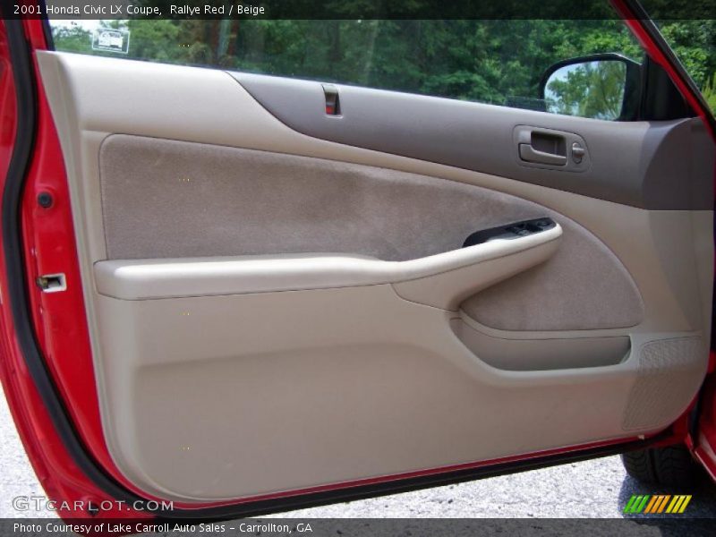 Door Panel of 2001 Civic LX Coupe