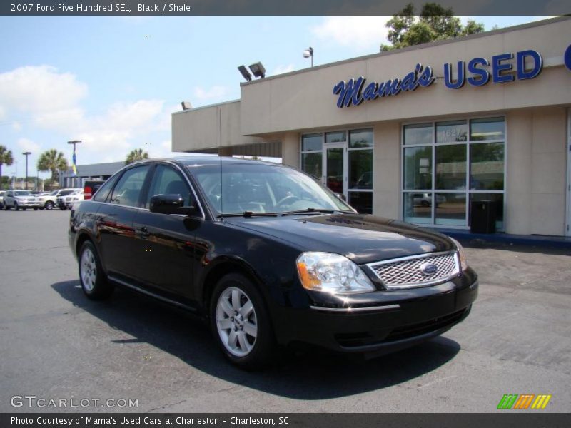 Black / Shale 2007 Ford Five Hundred SEL