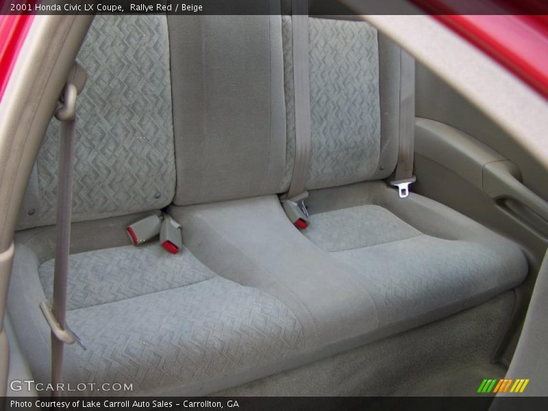  2001 Civic LX Coupe Beige Interior