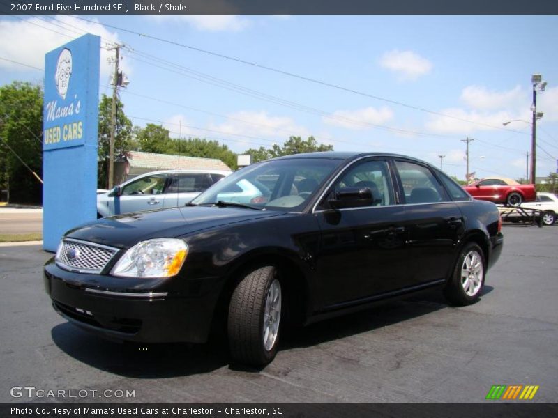 Black / Shale 2007 Ford Five Hundred SEL
