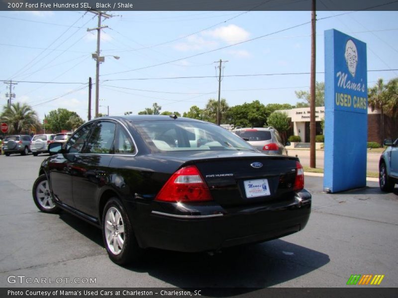 Black / Shale 2007 Ford Five Hundred SEL
