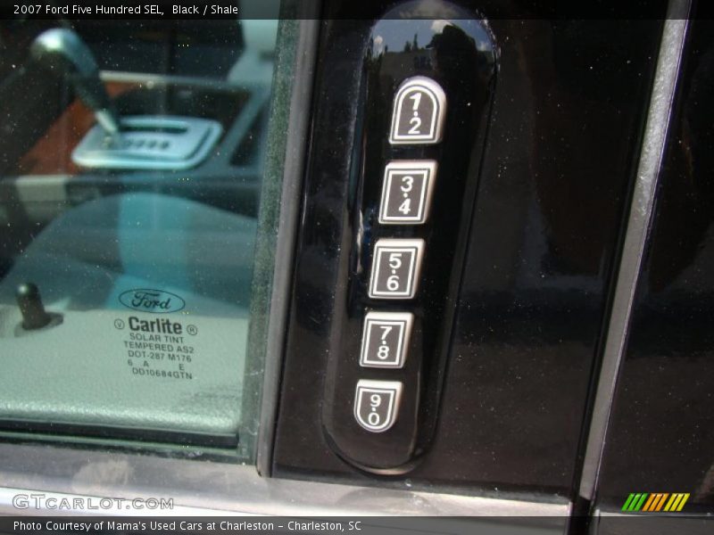Black / Shale 2007 Ford Five Hundred SEL