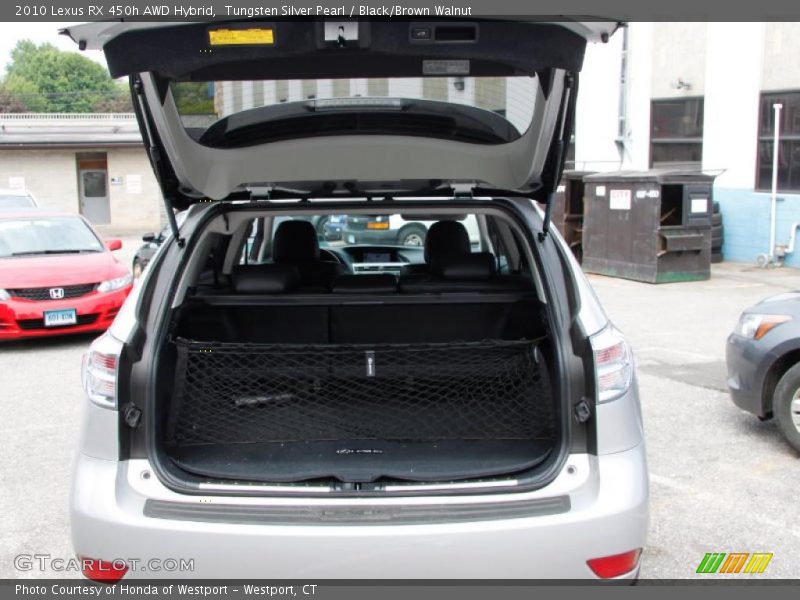 Tungsten Silver Pearl / Black/Brown Walnut 2010 Lexus RX 450h AWD Hybrid
