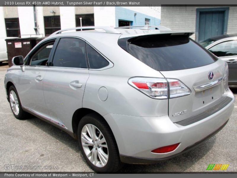 Tungsten Silver Pearl / Black/Brown Walnut 2010 Lexus RX 450h AWD Hybrid