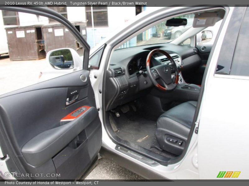  2010 RX 450h AWD Hybrid Black/Brown Walnut Interior