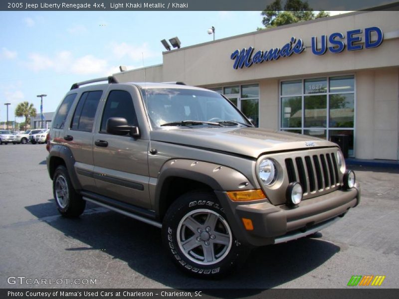 Light Khaki Metallic / Khaki 2005 Jeep Liberty Renegade 4x4