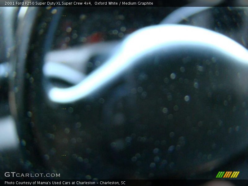 Oxford White / Medium Graphite 2001 Ford F250 Super Duty XL Super Crew 4x4