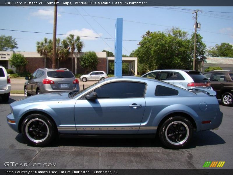 Windveil Blue Metallic / Medium Parchment 2005 Ford Mustang V6 Premium Coupe