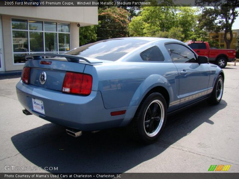 Windveil Blue Metallic / Medium Parchment 2005 Ford Mustang V6 Premium Coupe