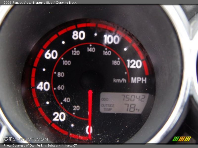 Neptune Blue / Graphite Black 2006 Pontiac Vibe