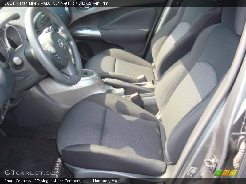 Gun Metallic / Black/Silver Trim 2011 Nissan Juke S AWD