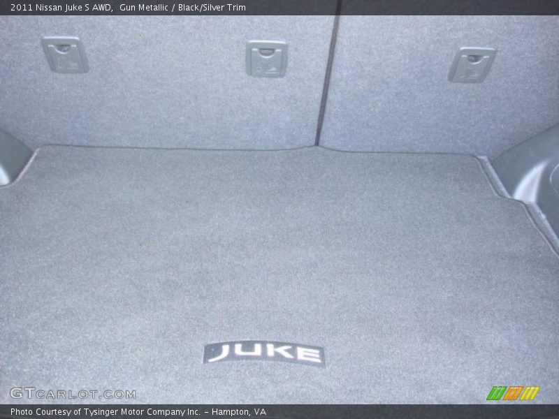 Gun Metallic / Black/Silver Trim 2011 Nissan Juke S AWD