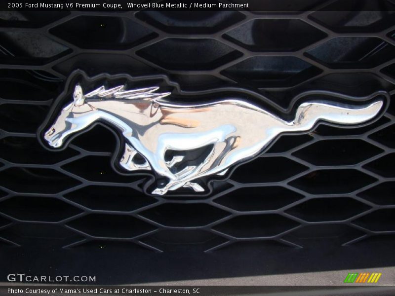 Windveil Blue Metallic / Medium Parchment 2005 Ford Mustang V6 Premium Coupe