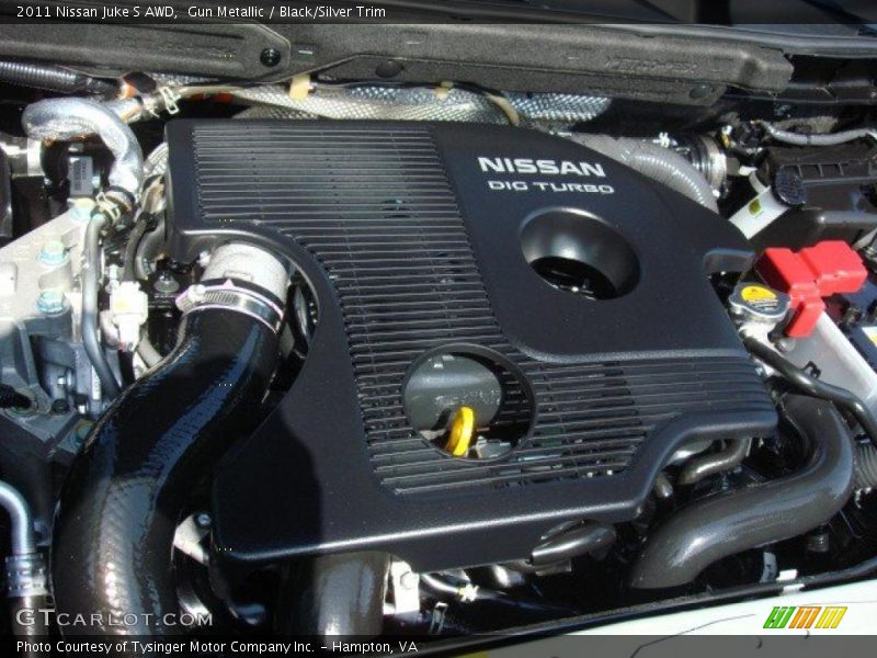 Gun Metallic / Black/Silver Trim 2011 Nissan Juke S AWD