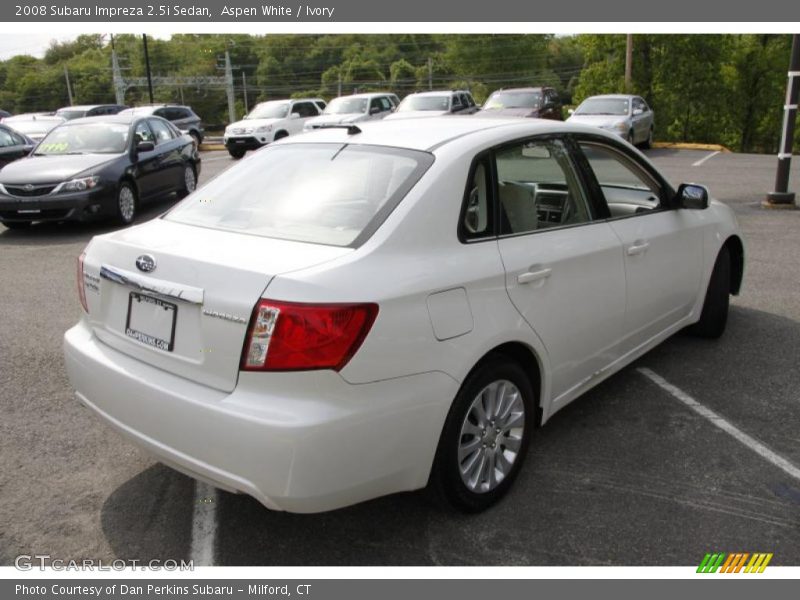 Aspen White / Ivory 2008 Subaru Impreza 2.5i Sedan