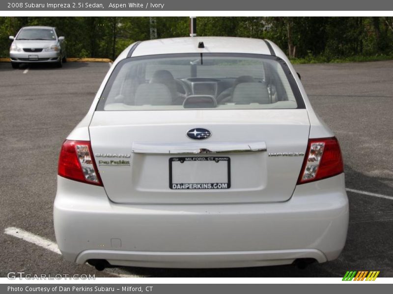 Aspen White / Ivory 2008 Subaru Impreza 2.5i Sedan