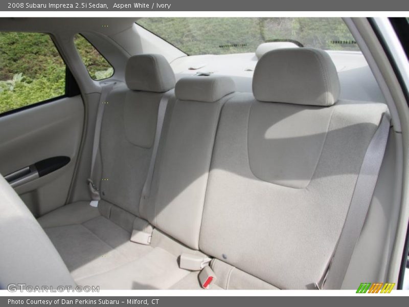 Aspen White / Ivory 2008 Subaru Impreza 2.5i Sedan