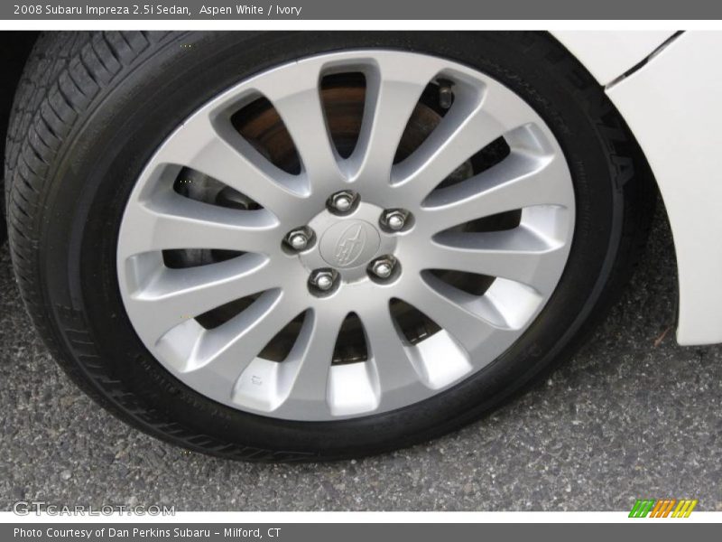 Aspen White / Ivory 2008 Subaru Impreza 2.5i Sedan