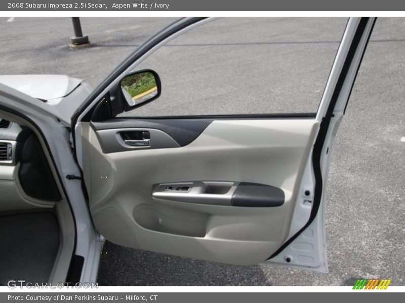 Aspen White / Ivory 2008 Subaru Impreza 2.5i Sedan