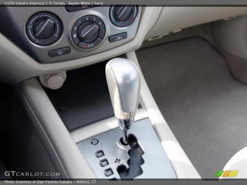 Aspen White / Ivory 2008 Subaru Impreza 2.5i Sedan