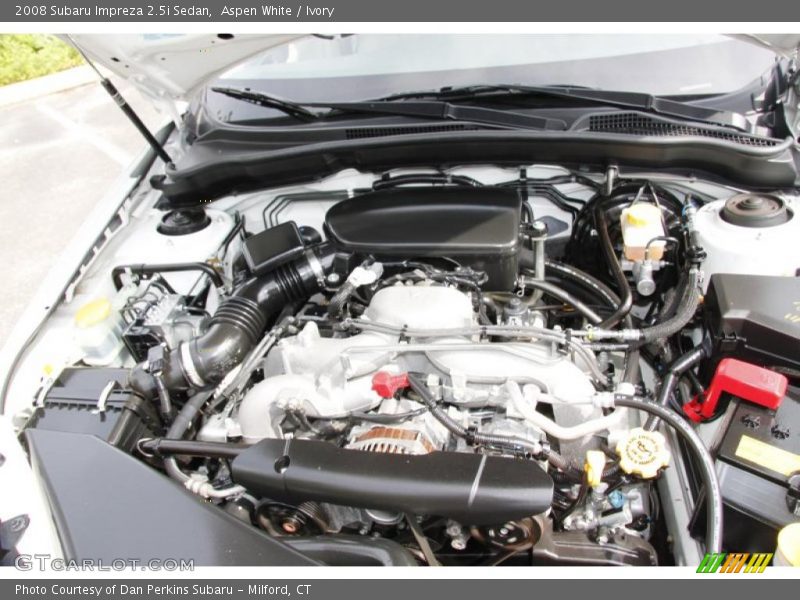 Aspen White / Ivory 2008 Subaru Impreza 2.5i Sedan