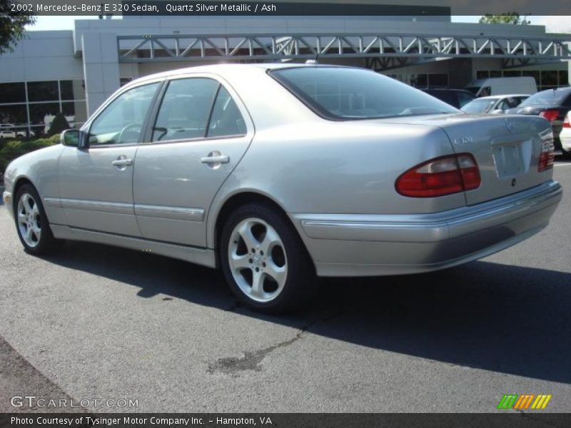 Quartz Silver Metallic / Ash 2002 Mercedes-Benz E 320 Sedan