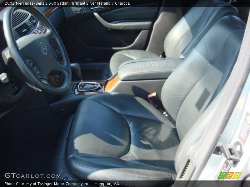 Brilliant Silver Metallic / Charcoal 2002 Mercedes-Benz S 500 Sedan