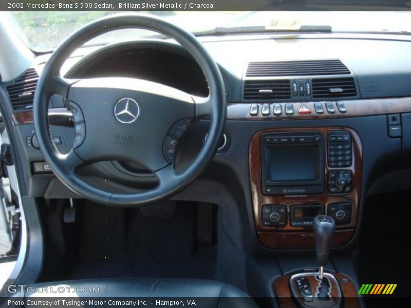 Brilliant Silver Metallic / Charcoal 2002 Mercedes-Benz S 500 Sedan