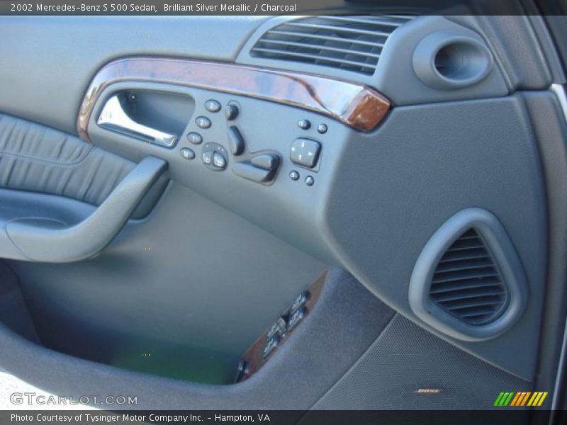 Brilliant Silver Metallic / Charcoal 2002 Mercedes-Benz S 500 Sedan