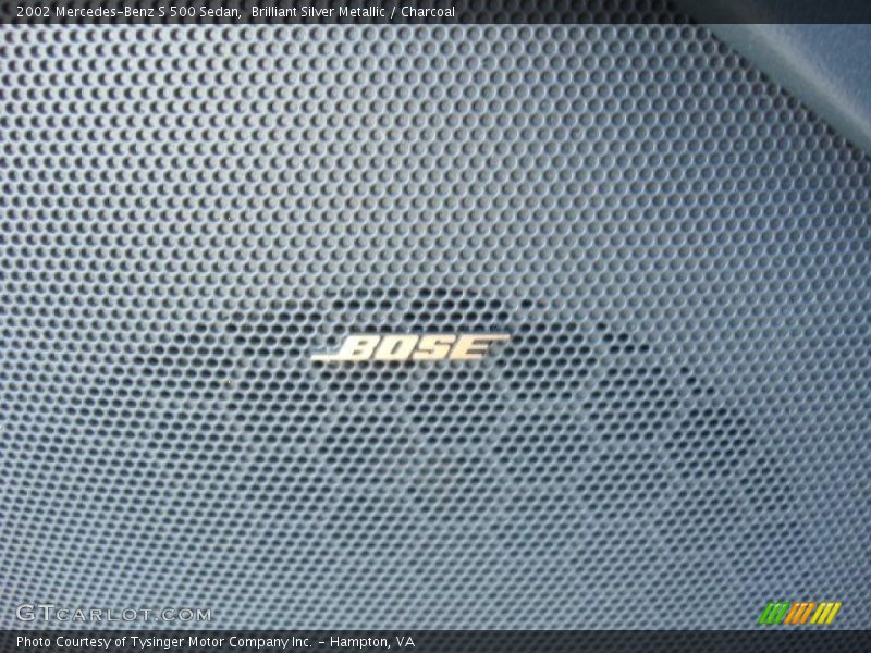Brilliant Silver Metallic / Charcoal 2002 Mercedes-Benz S 500 Sedan