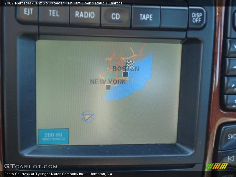 Brilliant Silver Metallic / Charcoal 2002 Mercedes-Benz S 500 Sedan