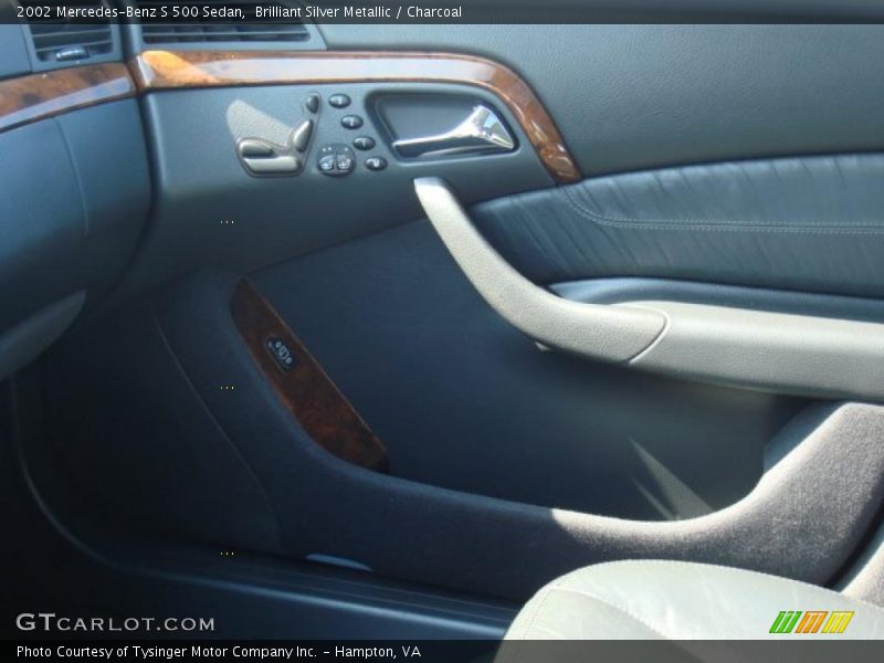 Brilliant Silver Metallic / Charcoal 2002 Mercedes-Benz S 500 Sedan