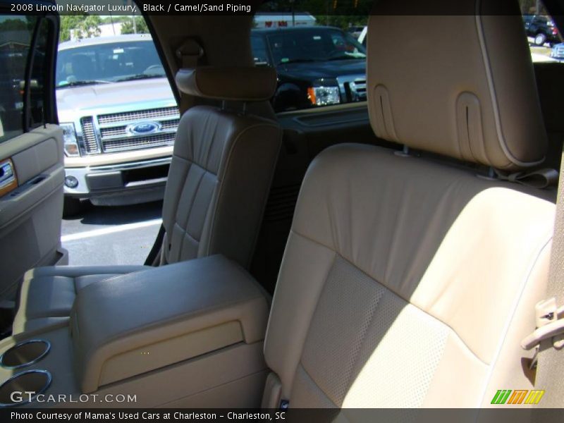 Black / Camel/Sand Piping 2008 Lincoln Navigator Luxury