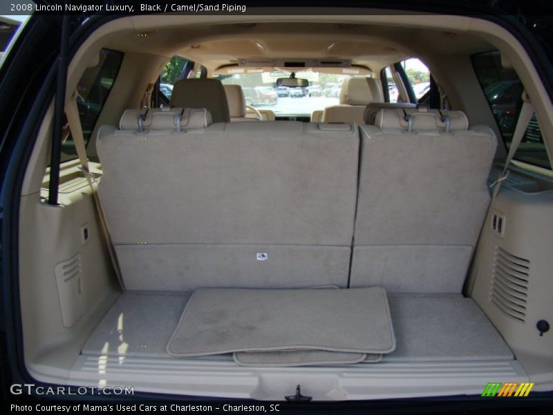 Black / Camel/Sand Piping 2008 Lincoln Navigator Luxury