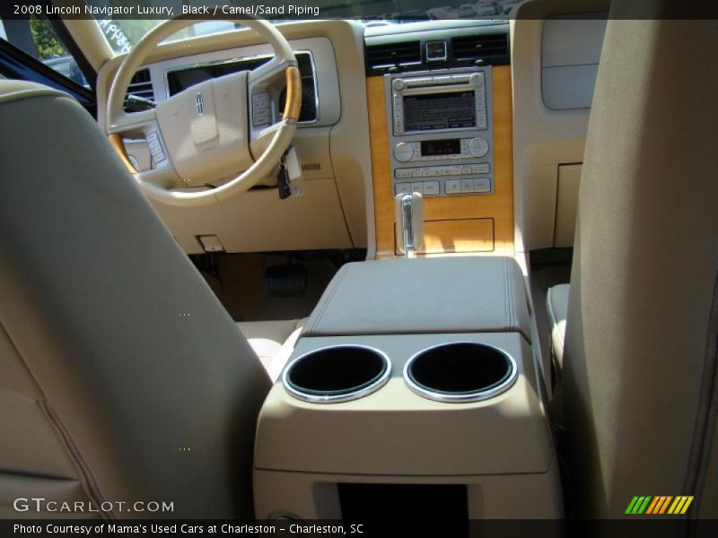 Black / Camel/Sand Piping 2008 Lincoln Navigator Luxury