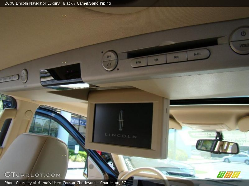 Black / Camel/Sand Piping 2008 Lincoln Navigator Luxury