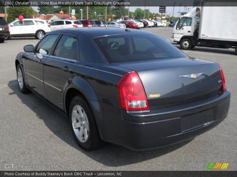 Steel Blue Metallic / Dark Slate Gray/Light Graystone 2007 Chrysler 300