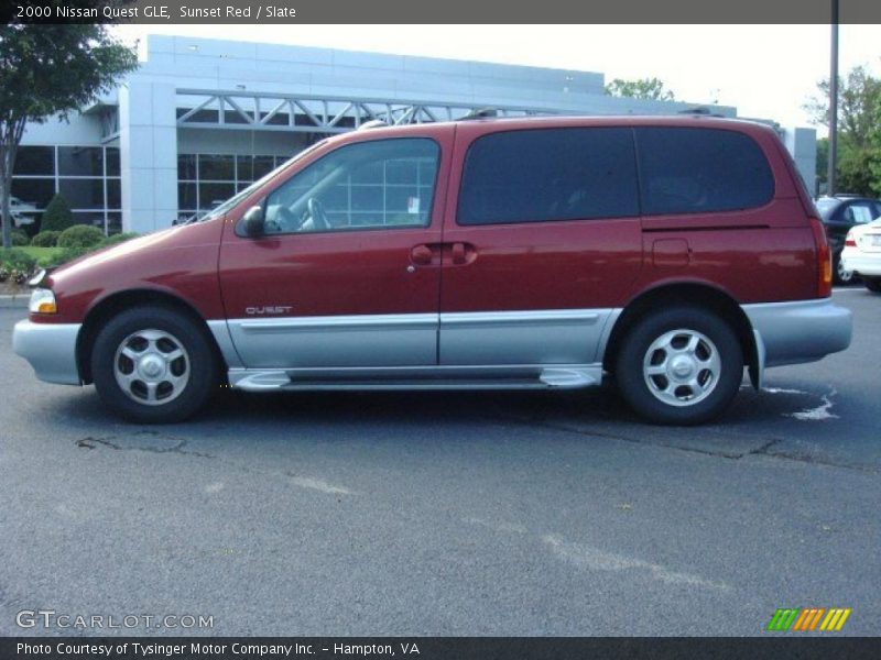  2000 Quest GLE Sunset Red