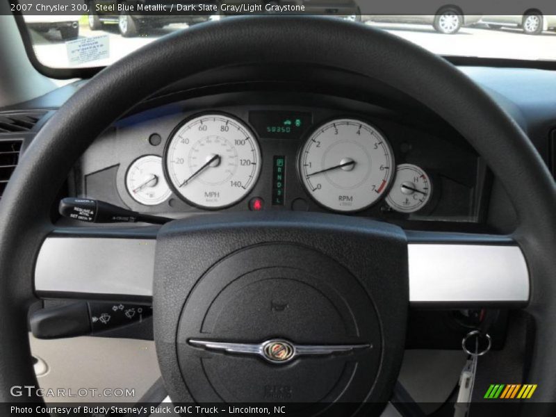 Steel Blue Metallic / Dark Slate Gray/Light Graystone 2007 Chrysler 300