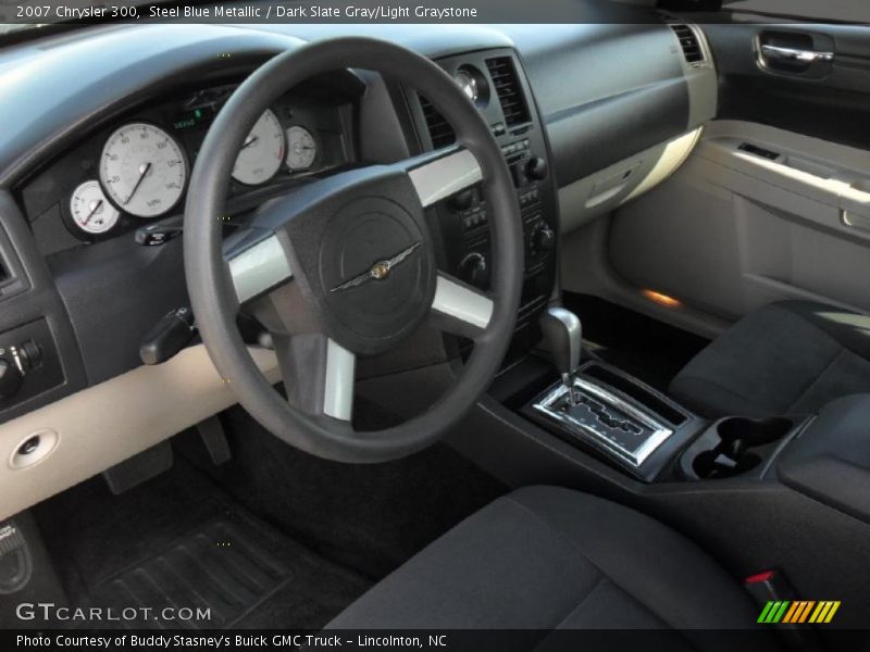 Steel Blue Metallic / Dark Slate Gray/Light Graystone 2007 Chrysler 300