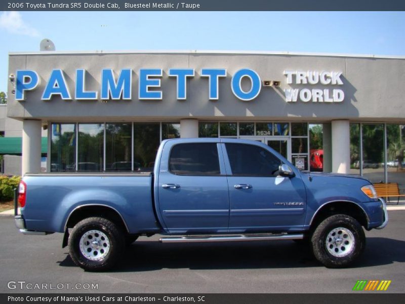 Bluesteel Metallic / Taupe 2006 Toyota Tundra SR5 Double Cab