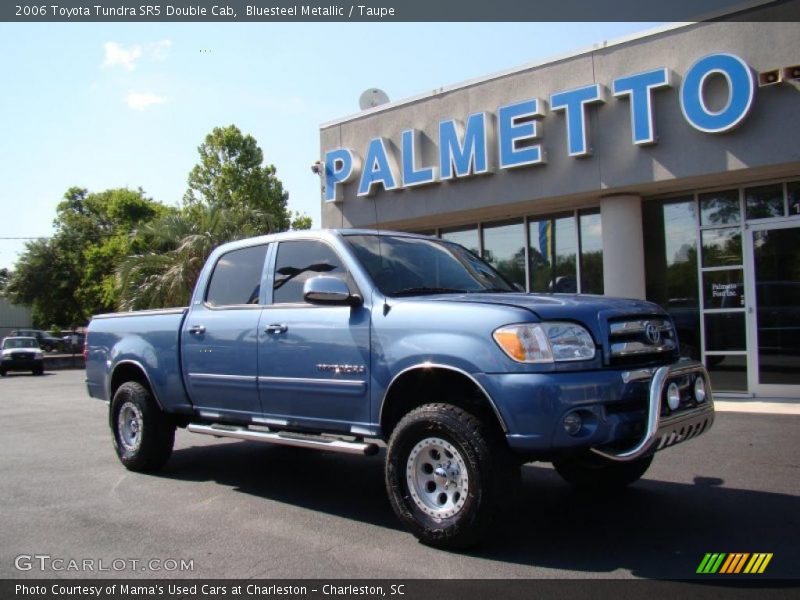 Bluesteel Metallic / Taupe 2006 Toyota Tundra SR5 Double Cab