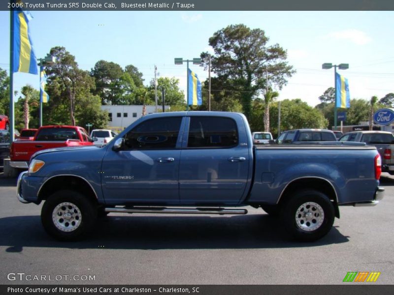Bluesteel Metallic / Taupe 2006 Toyota Tundra SR5 Double Cab