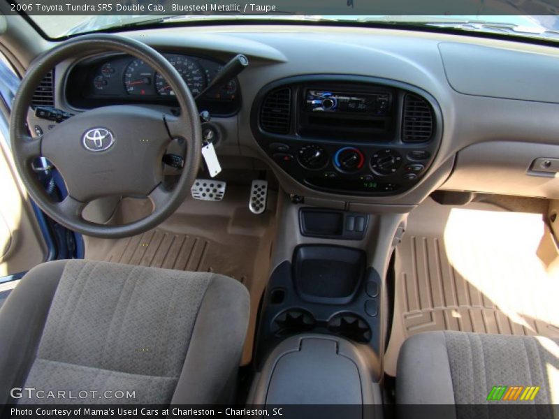 Bluesteel Metallic / Taupe 2006 Toyota Tundra SR5 Double Cab