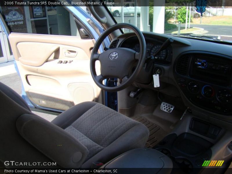 Bluesteel Metallic / Taupe 2006 Toyota Tundra SR5 Double Cab