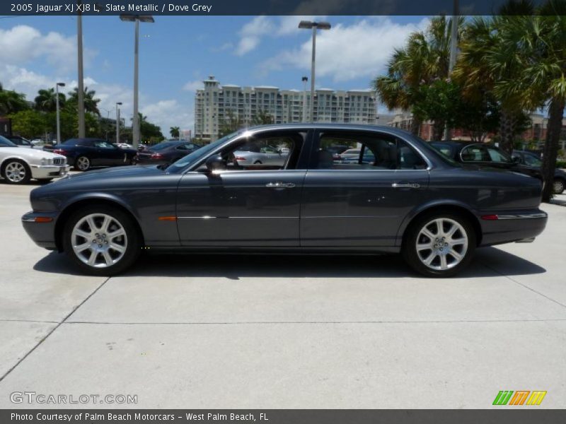 Slate Metallic / Dove Grey 2005 Jaguar XJ XJ8 L