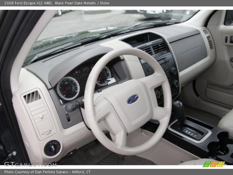 Black Pearl Slate Metallic / Stone 2008 Ford Escape XLS 4WD