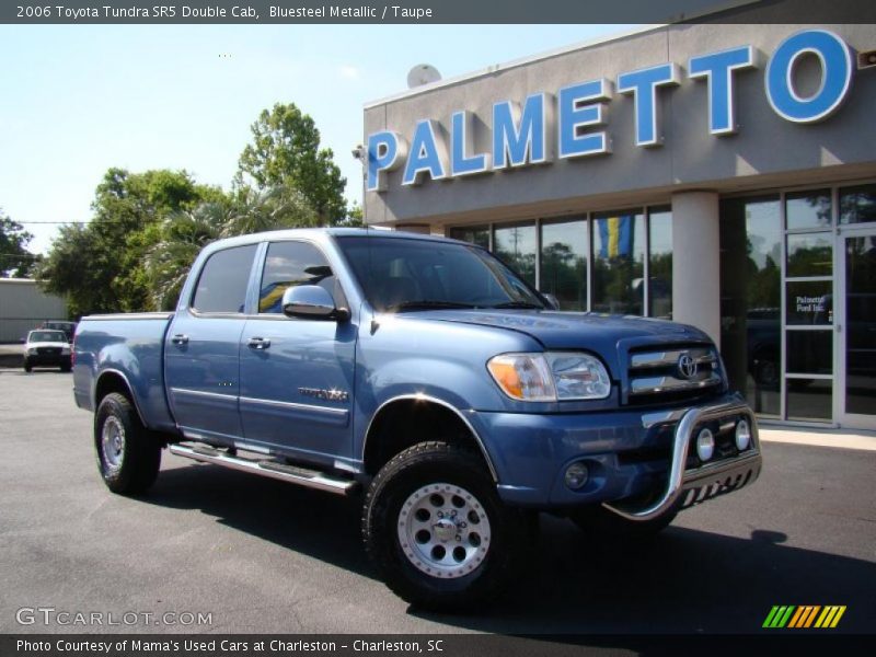 Bluesteel Metallic / Taupe 2006 Toyota Tundra SR5 Double Cab